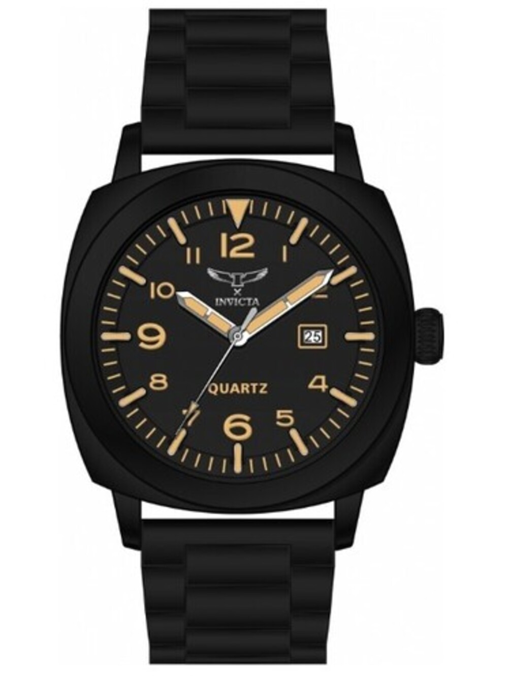 Invicta Specialty Men's Metal Black Black dial MG68 Quartz, 44m (69629)